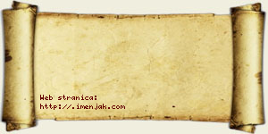 Kristina Damjanac vizit kartica